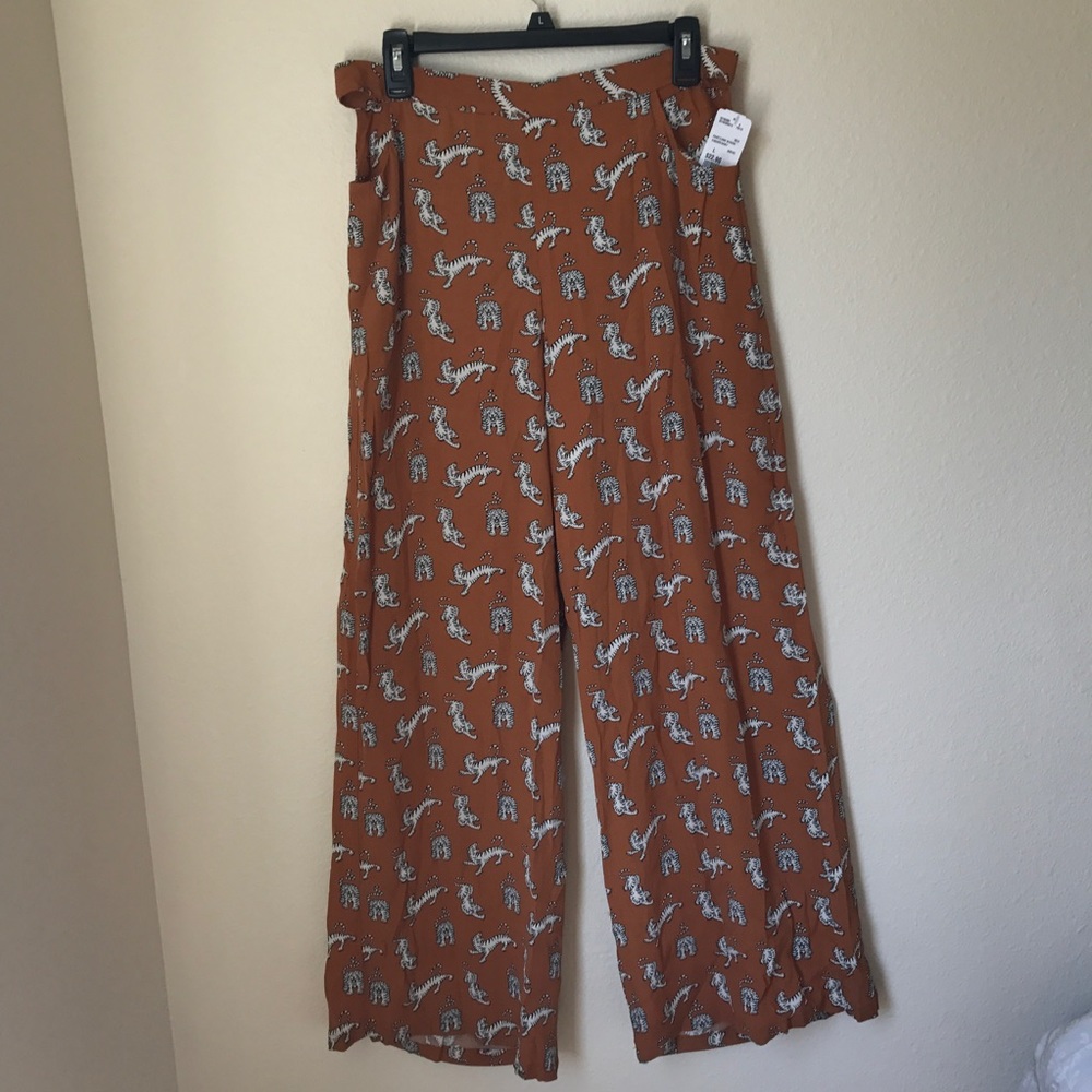 Tiger Print Relaxed Pants